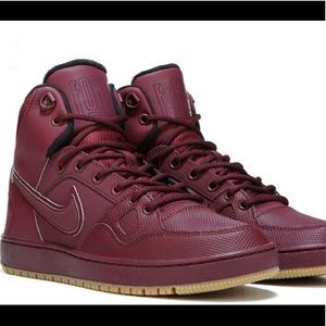 Nike | Son Of Force Mid Winter Red Sneakers | Sz 9